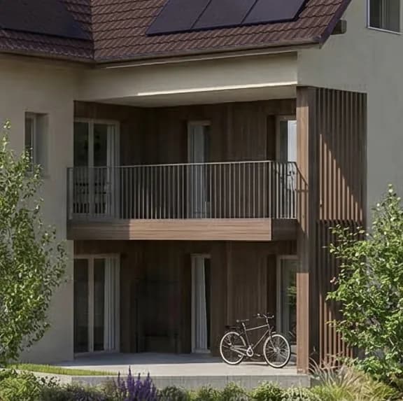 Loggien und Balkone in Holz